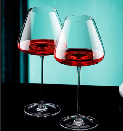 2pc Medium Capacity  Crystal Wine Glass