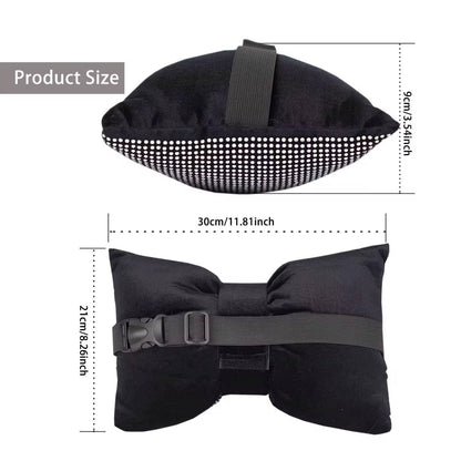 Universal luxury rhinestone diamond bowknot car headrest