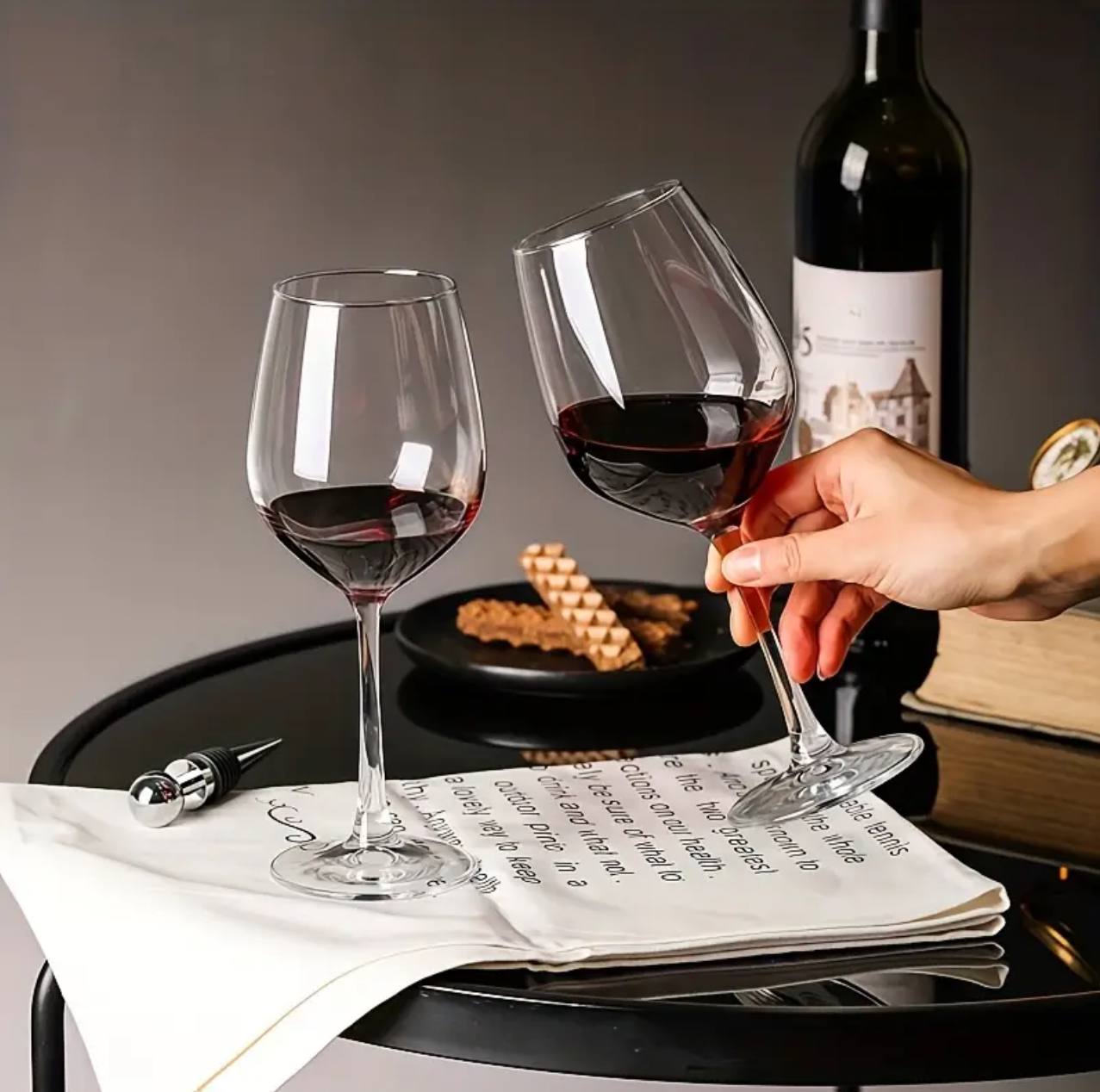 435ml big capacity  Wine Glass ,CLASSY & Elegan