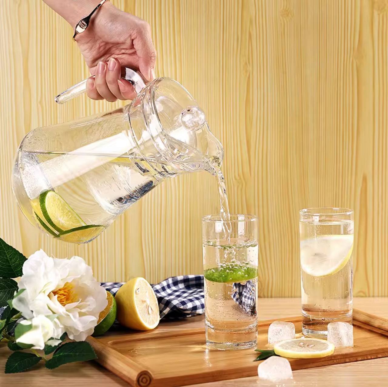 7pc drinkware set/1.2lt jug/6glasses