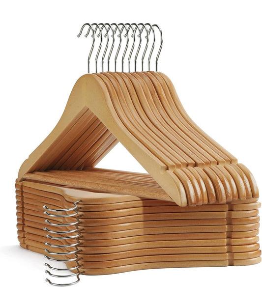 10pcs Wooden Clothes Hangers