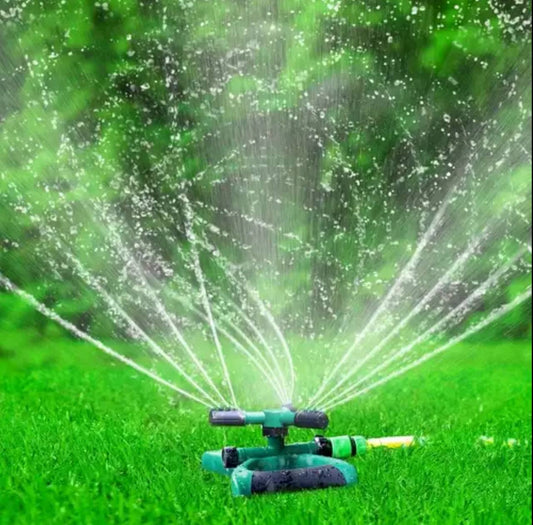 3 arm garden sprinkler