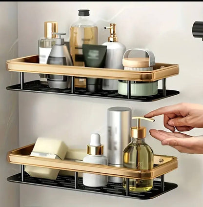 2pcs Luxury wall mounted bathroom shelf