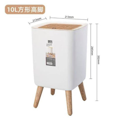 10 liters Large-Capacity Plastic Home Kitchen Trash