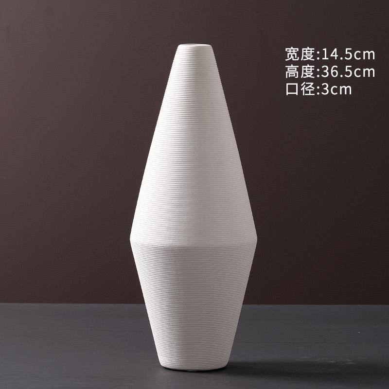 3Pc simple elegant ceramic vases 3pc set