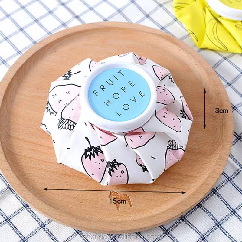 1pc Cartoon Hot Water Bottle Bag Dual Use Summer Ice Bag Reusable Knee Head Leg Relief Pain Ice Bag Hand Warmer Household Items