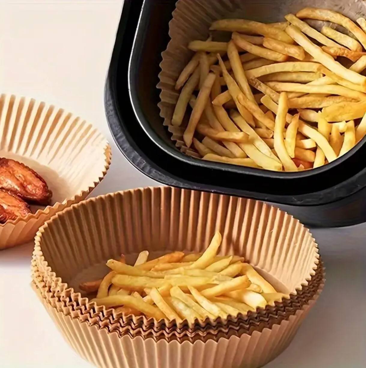 100 pcs Round Airfryer mats / airfryer liners