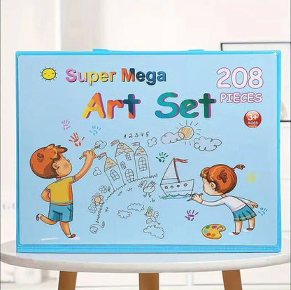 208 piece kids painting set