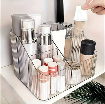 4 grid cosmetic organizer
