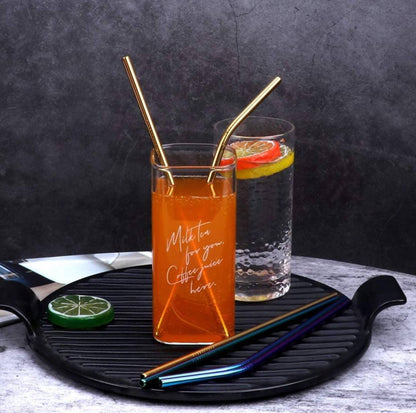 100% FOOD GRADE STAINLESS STEEL REUSABLE STRAWS