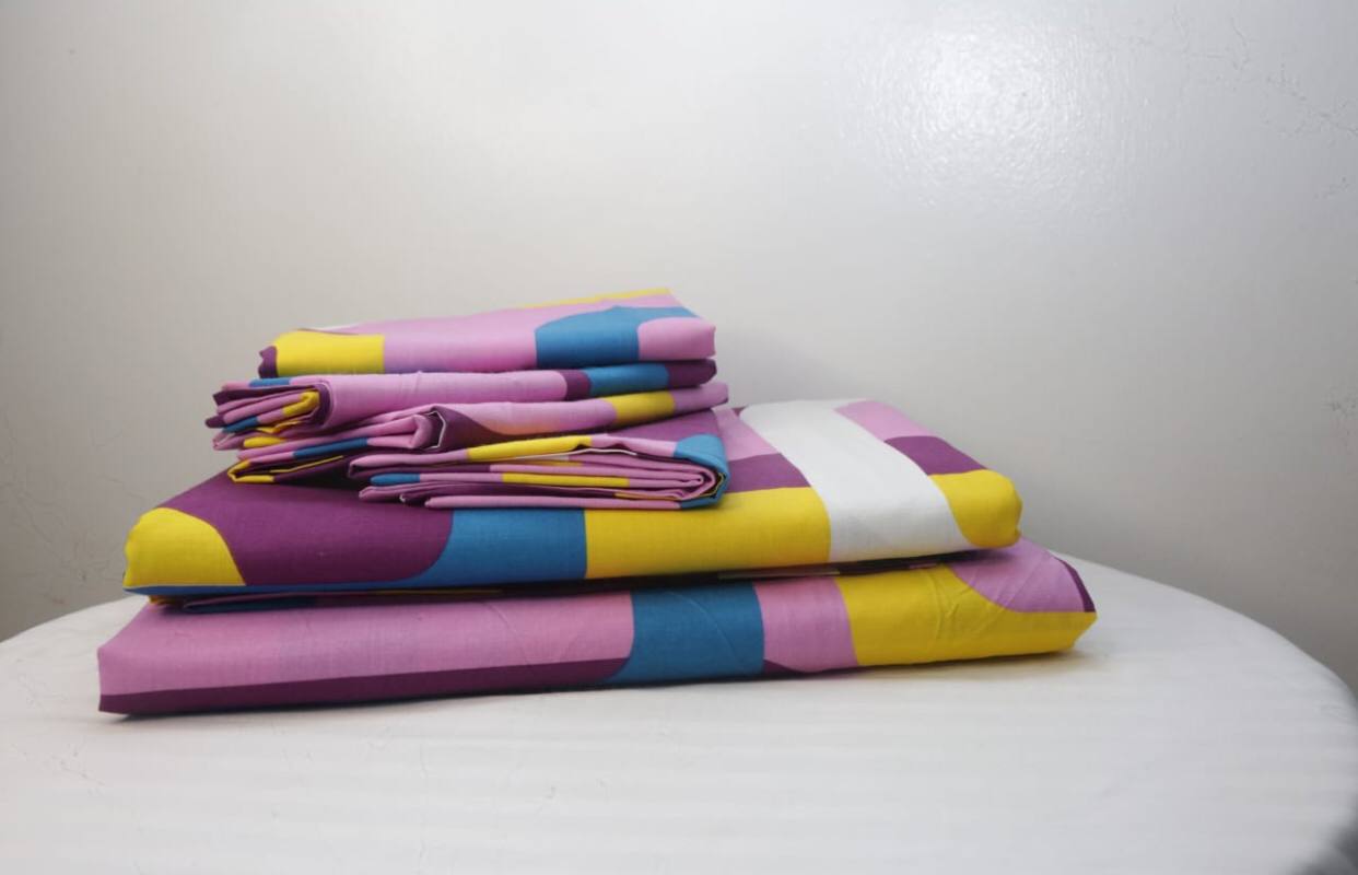 6 pcs Bedsheets Pakistan bedsheets set