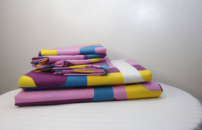 6 pcs Bedsheets Pakistan bedsheets set