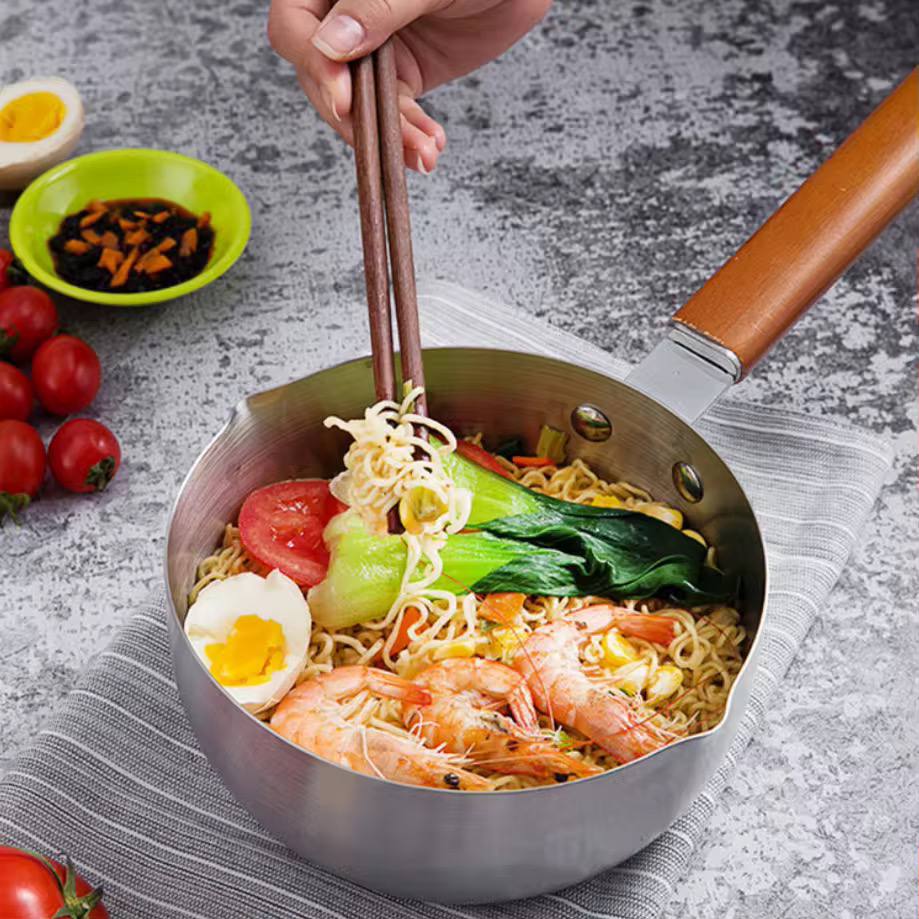 2L Stainless steel non- stick calibrated Japanese Pan