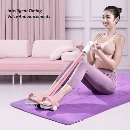 Yoga Pedal Puller Band with Timer