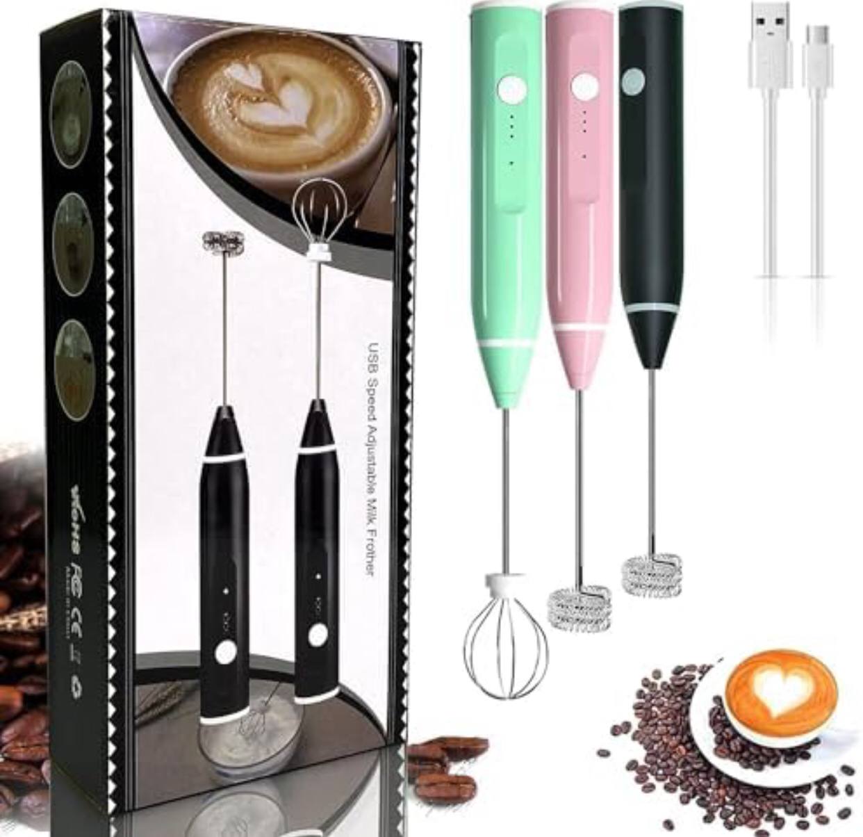 2 in1 Electric Milk Frother