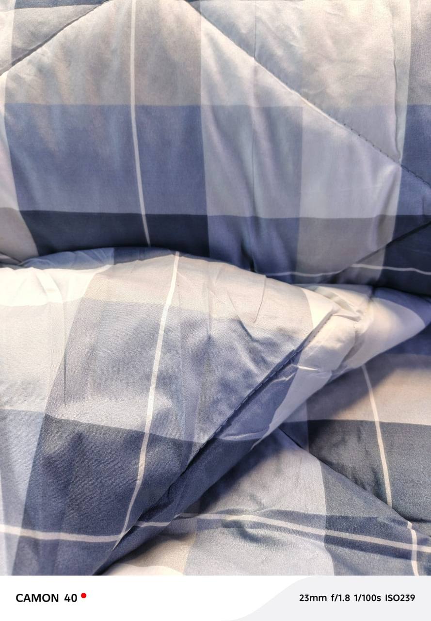 Unbinded duvet 1 bedsheet 2 pillowcases