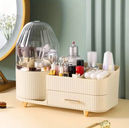 360° Rotating cosmetic storage organizer