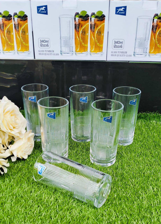 A set of 6pcs Water / Juice Glass