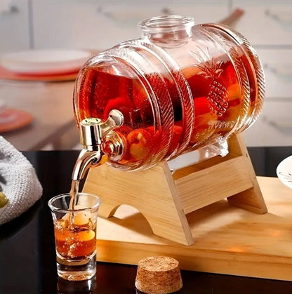 5l Wine barrel beverage dispenser