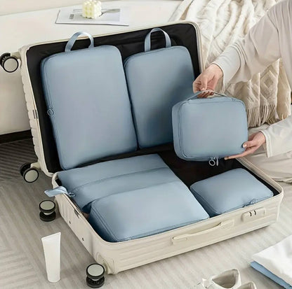 6pcs set compressible Luggage travel bags