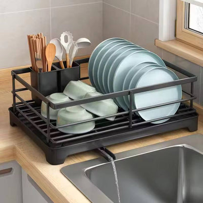 All in 1 over sink kitchen rack dish drainer