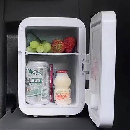 4L Portable car fridge with mirror and duo power option