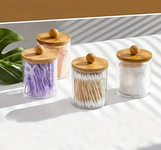 Acrylic earbud /swab, cotton wool/multipurpose organizer