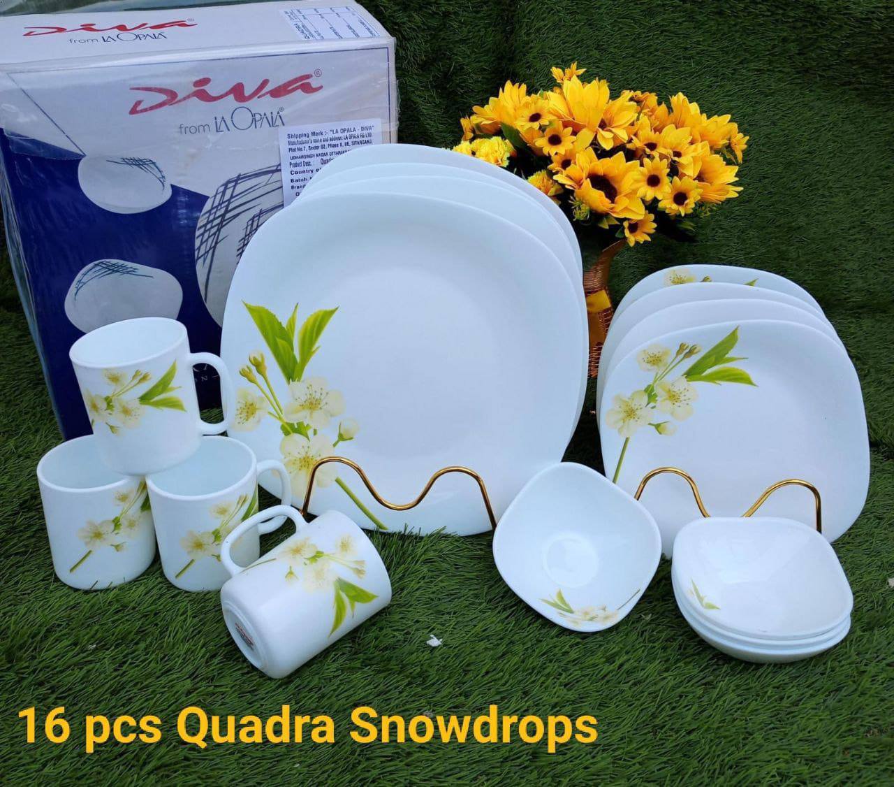 16pcs Square dinner set