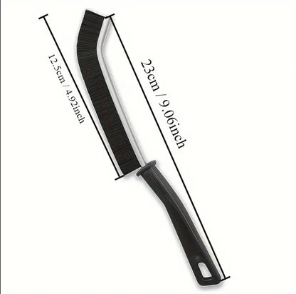2 piece cleaning hard bristled crevice brush