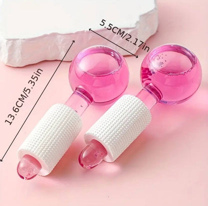 2pcs Ice Globes for Facials Massage