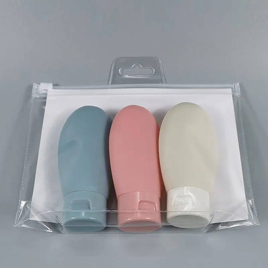 3pcs Nordic Style PE PP Women Hose Dispensing Bottle