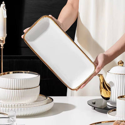 32pcs Gold realm Dinner set