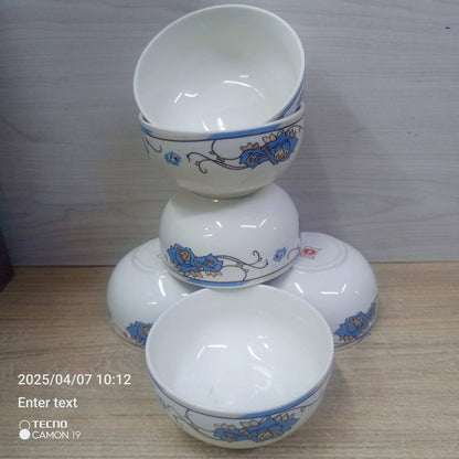 6pcs ceramic soup bowls