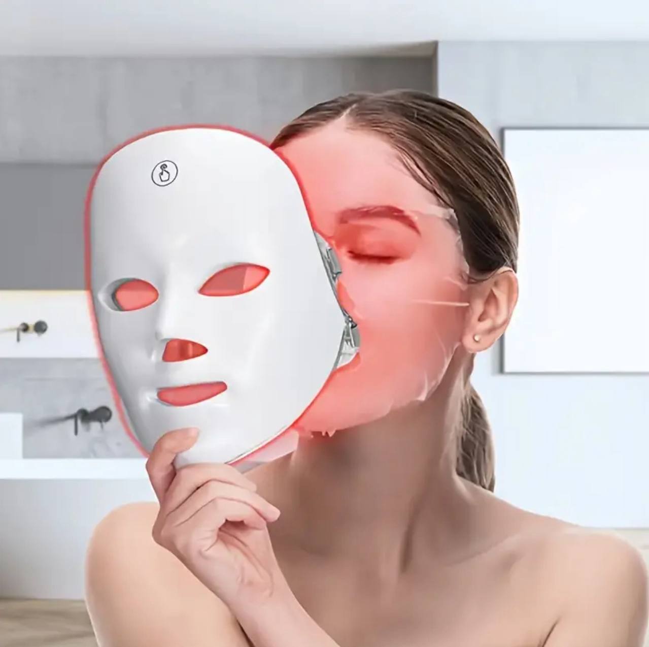 Wireless Rechargeable FaciaI LED Mask Red Light