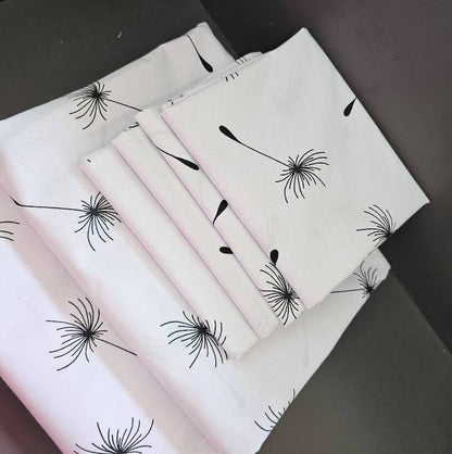 Two Flat Bedsheet Both Printed 
4 Pillowcases