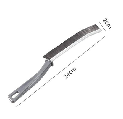 2pcs hard bristle  crevice cleaning brush