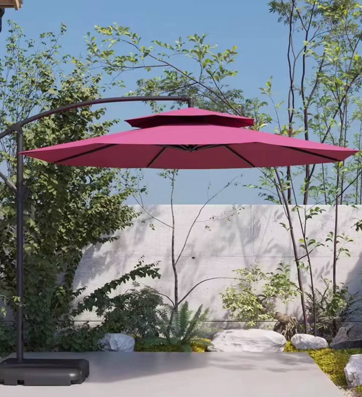 3M high quality canvas outdoor umbrella