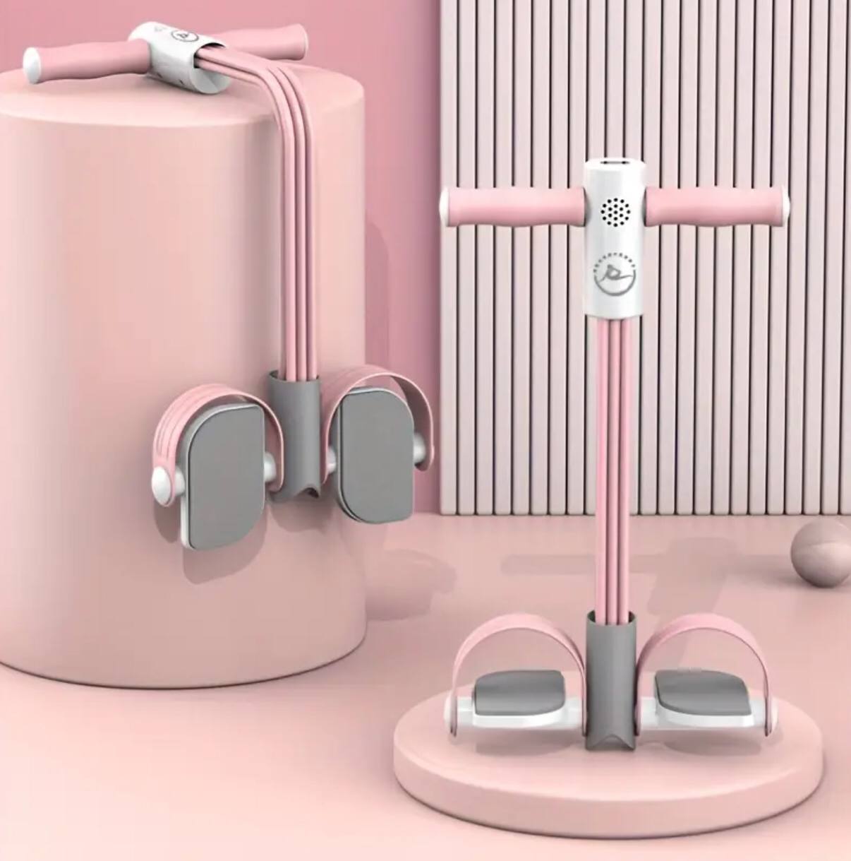 Yoga Pedal Puller Band with Timer