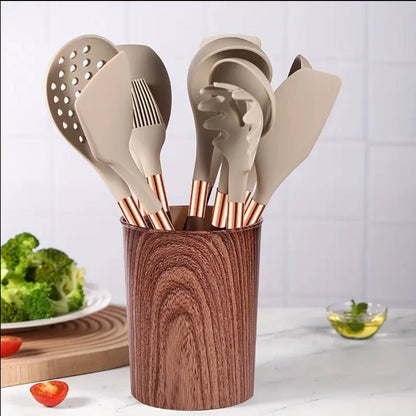 11pcs silicone spoon set