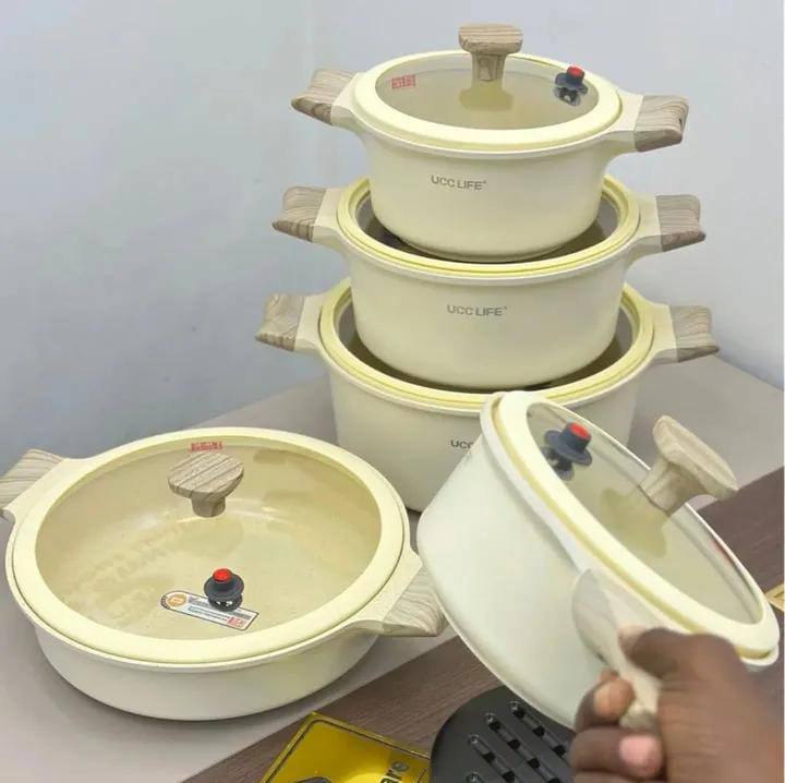 12pcs UCCLIFE granite cookware set