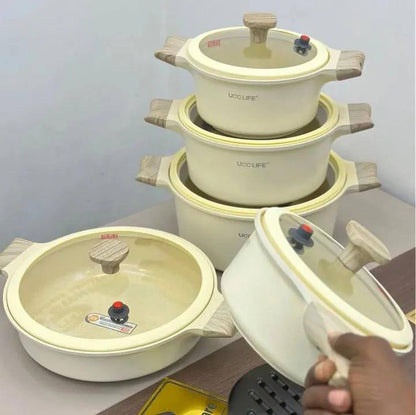 12pcs UCCLIFE granite cookware set