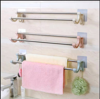 54cm self adhesive Double Pole Towel Holder