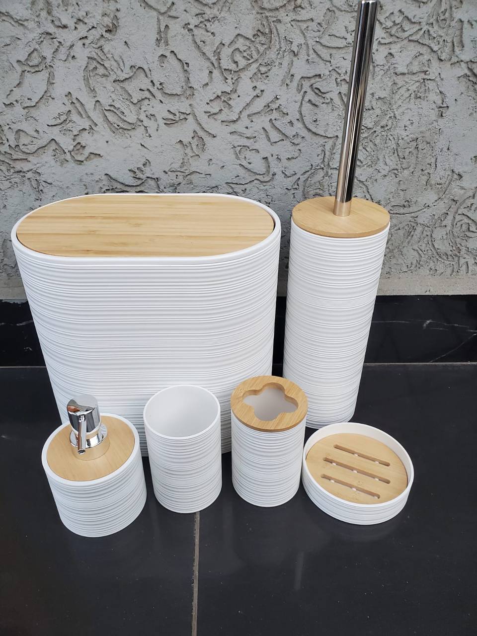 6pcs Bathroom accessories set