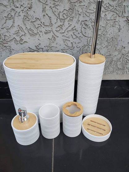 6pcs Bathroom accessories set