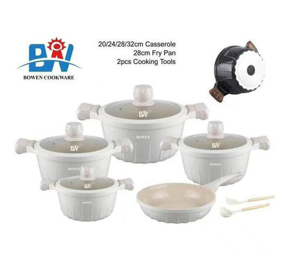 11pcs BOWEN heavy granite cookware sets