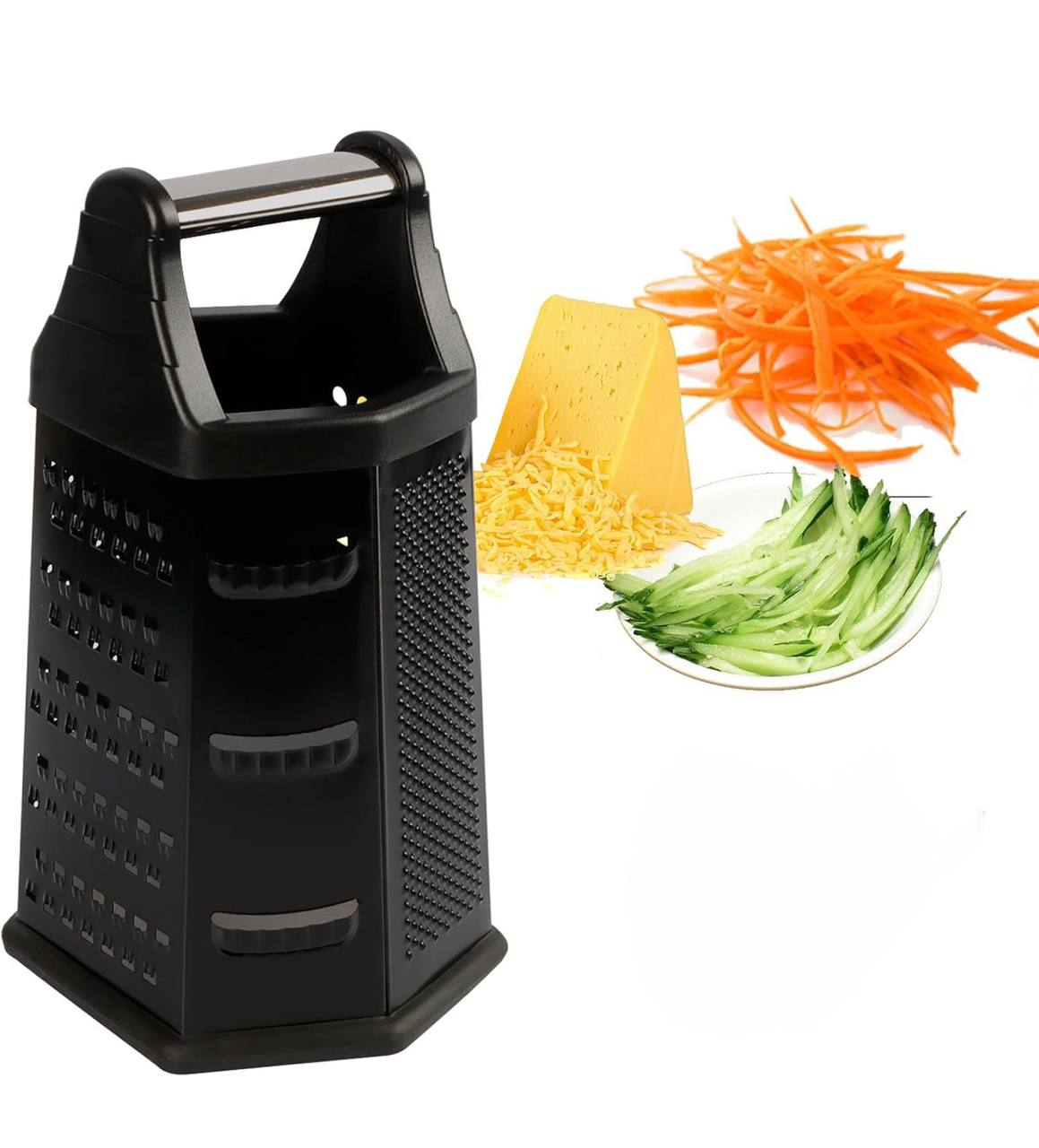 6sided vegetable grater with aluminium handle...