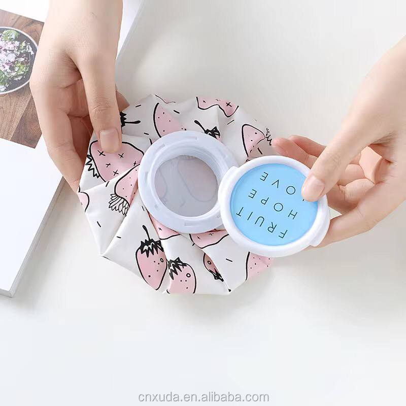 1pc Cartoon Hot Water Bottle Bag Dual Use Summer Ice Bag Reusable Knee Head Leg Relief Pain Ice Bag Hand Warmer Household Items