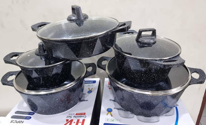 10pc granite cookware Set