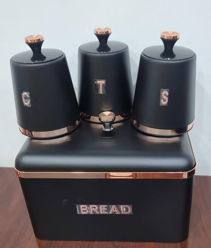 15L bread Bin with 3 canisters