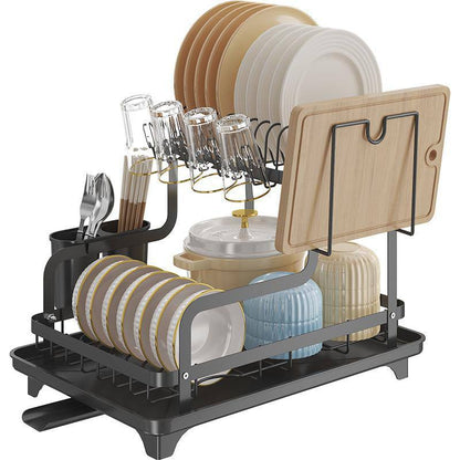 2 Tier Dish Drying Rack